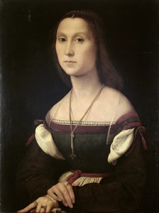 Portrait of a Woman (La Muta) (detail)